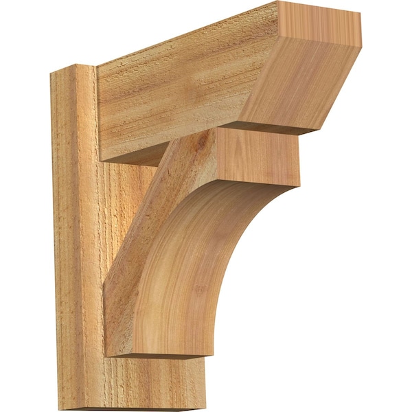 Ekena Millwork Westlake Slat Rough Sawn Outlooker, Western Red Cedar, 6"W x 14"D x 14"H OUT06X14X14WTL06RWR - main